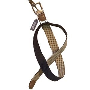 NWT‎ $80 Tommy Bahama Men's Reversible Stretch Navy & Khaki Belt Size L 38-40